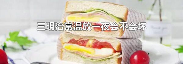 三明治常温放一夜会不会坏