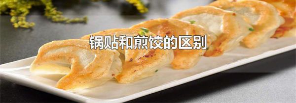 锅贴和煎饺的区别