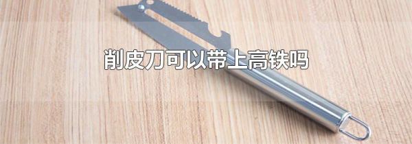 削皮刀可以带上高铁吗