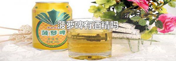 菠萝啤有酒精吗