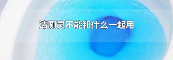洁厕灵不能和什么一起用
