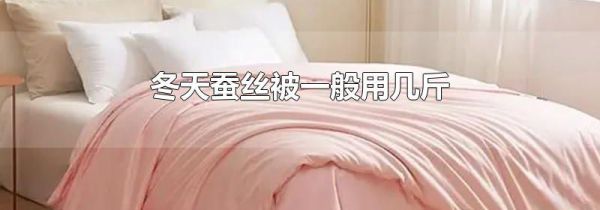 冬天蚕丝被一般用几斤