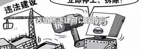 养殖场违建可以强拆吗
