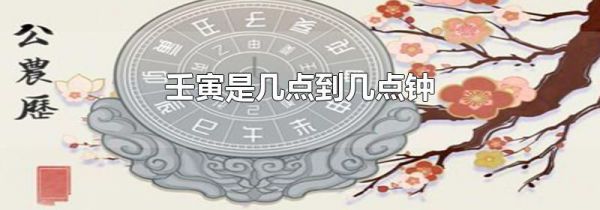 壬寅是几点到几点钟