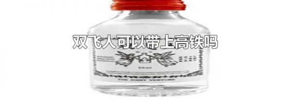 双飞人可以带上高铁吗