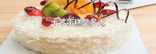 十寸蛋糕是多大