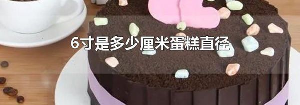 6寸是多少厘米蛋糕直径