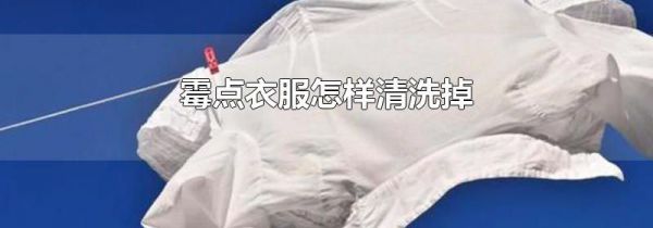 霉点衣服怎样清洗掉