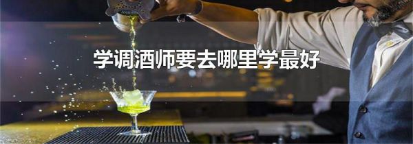 学调酒师要去哪里学最好