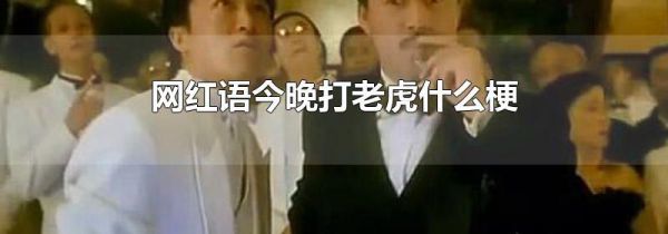 网红语今晚打老虎什么梗