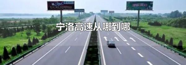 宁洛高速从哪到哪
