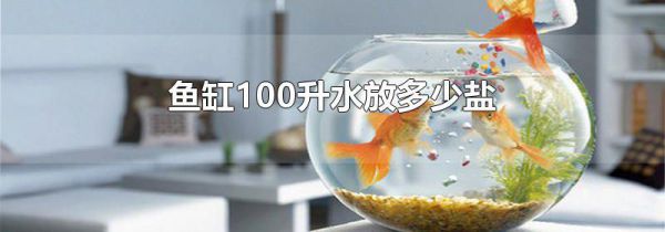 鱼缸100升水放多少盐