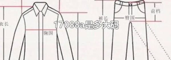 17088a是多大码