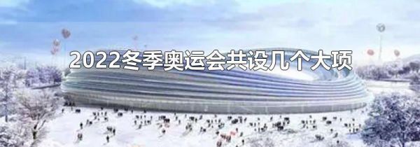 2022冬季奥运会共设几个大项