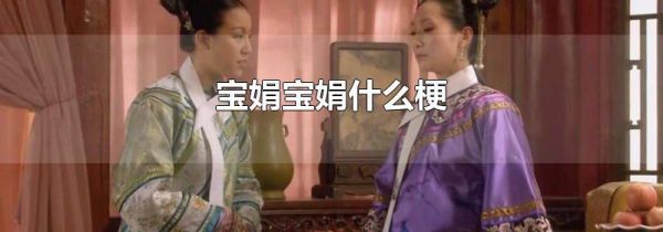 宝娟宝娟什么梗