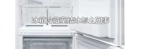 冰箱冷藏室结冰怎么回事