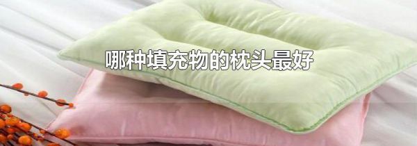 哪种填充物的枕头最好