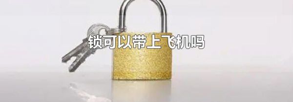 锁可以带上飞机吗
