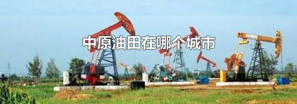 中原油田在哪个城市
