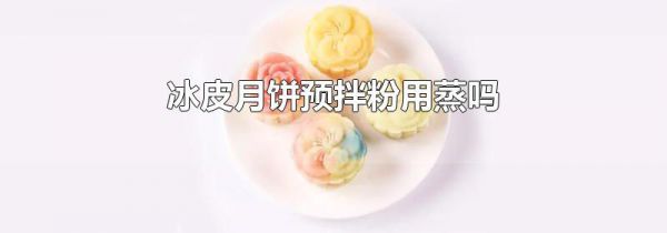冰皮月饼预拌粉用蒸吗