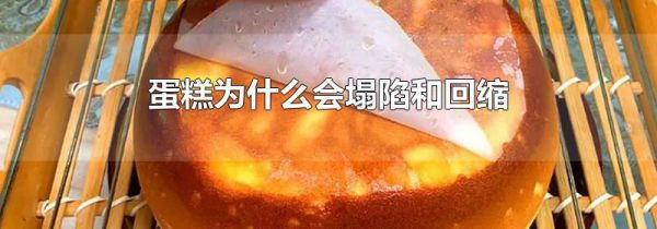 蛋糕为什么会塌陷和回缩