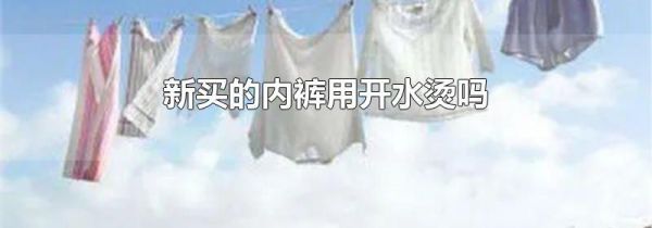 新买的内裤用开水烫吗