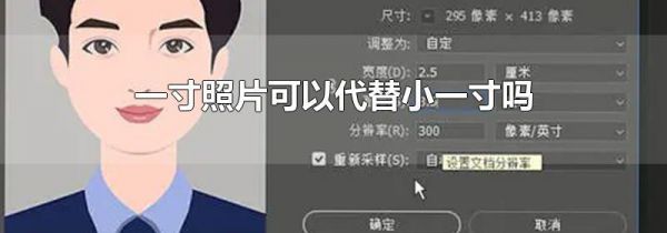 一寸照片可以代替小一寸吗