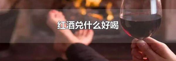 红酒兑什么好喝