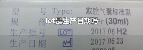 lot是生产日期吗