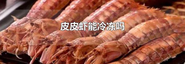 皮皮虾能冷冻吗