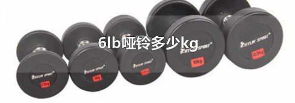 6lb哑铃多少kg