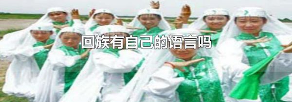 回族有自己的语言吗