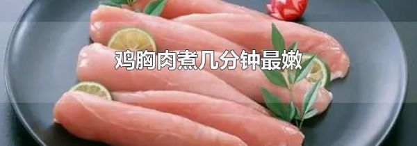 鸡胸肉煮几分钟最嫩