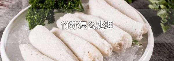 竹荪怎么处理