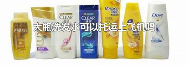 大瓶洗发水可以托运上飞机吗