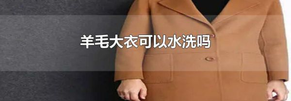 羊毛大衣可以水洗吗