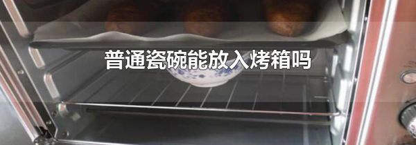 普通瓷碗能放入烤箱吗