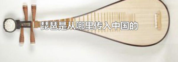 琵琶是从哪里传入中国的