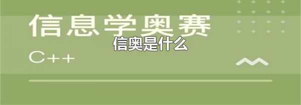 信奥是什么