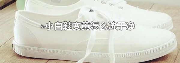小白鞋变黄怎么洗干净