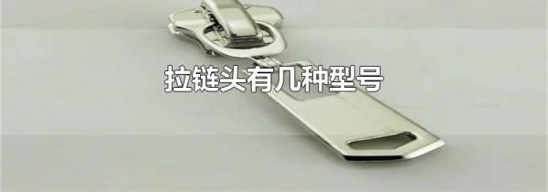 拉链头有几种型号
