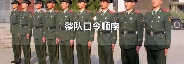 整队口令顺序