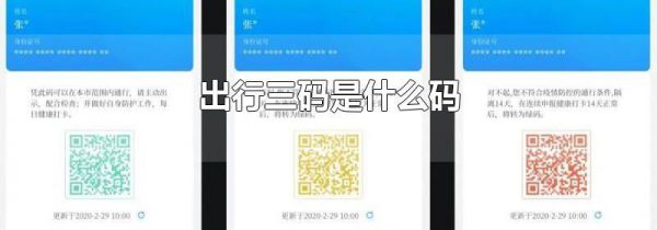 出行三码是什么码