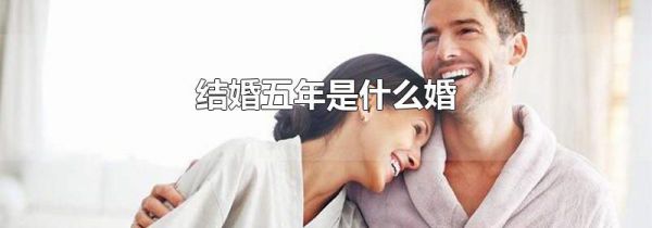 结婚五年是什么婚