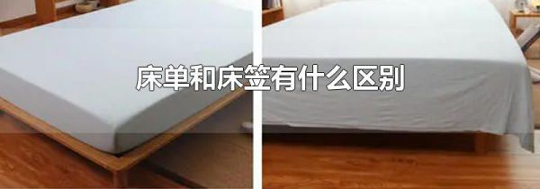 床单和床笠有什么区别