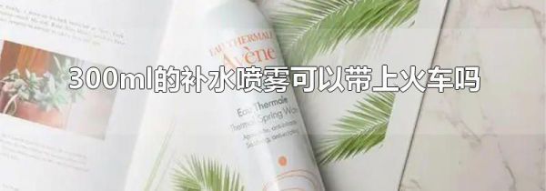 300ml的补水喷雾可以带上火车吗