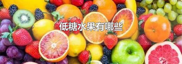 低糖水果有哪些