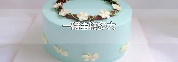一磅蛋糕多大