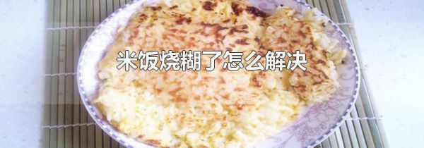 米饭烧糊了怎么解决