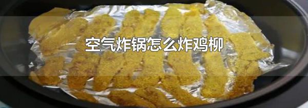 空气炸锅怎么炸鸡柳